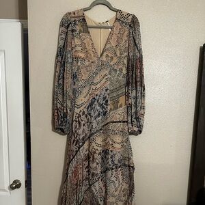 Free people maxi boho dress size 8